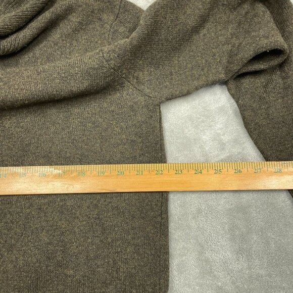 J. Crew Brown Lambswool Turtleneck Sweater L 6495 - Picture 7 of 7